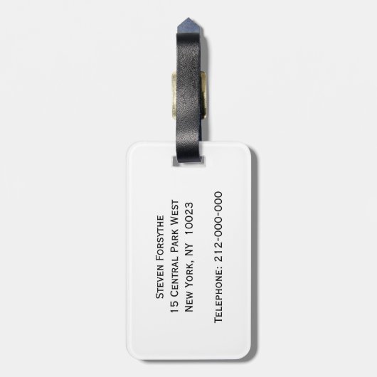 Ballerina Feet auf Pointe #3 Lt Pink Gepäckanhänger (Rückseite vertikal)