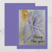 Ballerina Feiertagskarte (Vorne/Hinten)