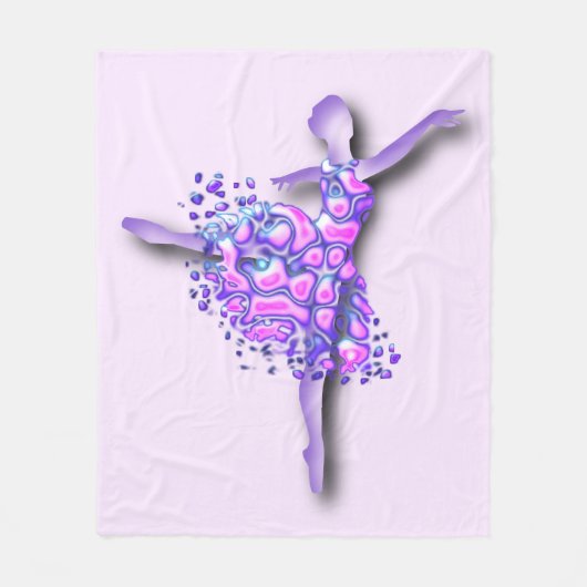 Ballerina Fleece Blanket (Vorderseite)