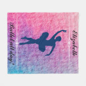 Ballerina Fleecedecke (Vorderseite (Horizontal))