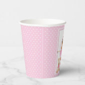 Ballerina floraI polka dots Paper Cups Pappbecher (Rechts)