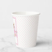 Ballerina floraI polka dots Paper Cups Pappbecher (Links)