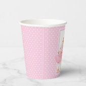 Ballerina floraI polka dots Paper Cups Pappbecher (Rechts)