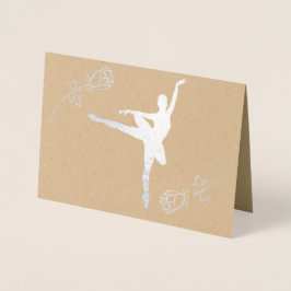 Ballerina Folienkarte