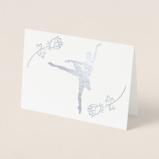 Ballerina Folienkarte (Vorderseite)
