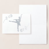 Ballerina Folienkarte (Anzeige)