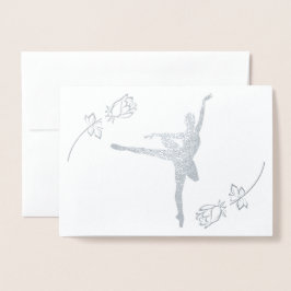 Ballerina Folienkarte