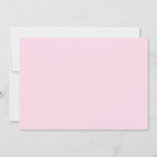 Ballerina Foto Geburtstag Einladung (Rückseite)