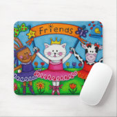 Ballerina-Freund-Mausunterlage Mousepad (Mit Mouse)
