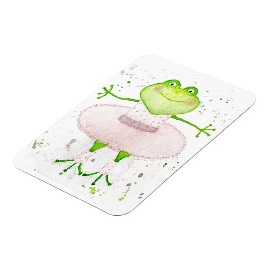 Ballerina Frog Magnet (Linke Seite)