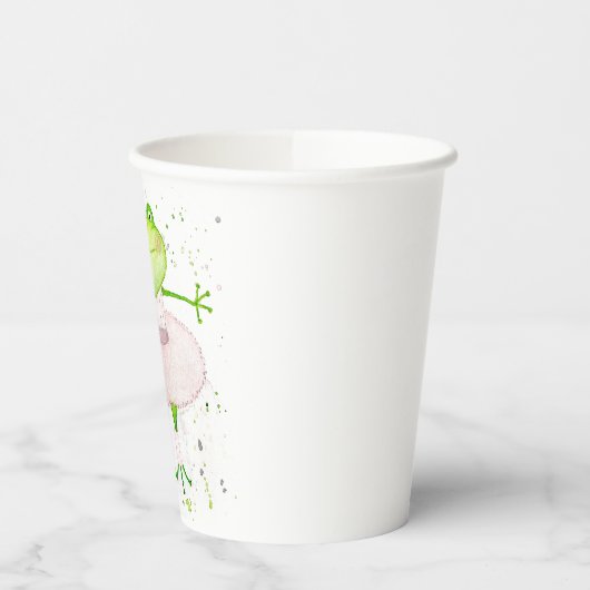 Ballerina Frog Pappbecher (Links)