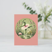 Ballerina Frog Postkarte (Stehend Vorderseite)