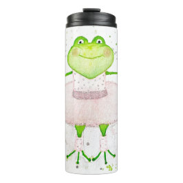 Ballerina Frog Thermosbecher