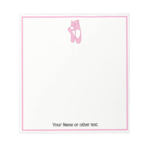 Ballerina Füße en Pointe DIY Farbe #2 Silhouette Notizblock