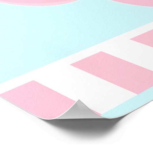 Ballerina Geburtstag Poster (Ecke)