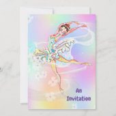 Ballerina Geburtstagsparty 12-jähriges Mädchen Einladung (Vorderseite)