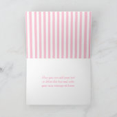 Ballerina Geburtstagsparty Karte (Innenseite)