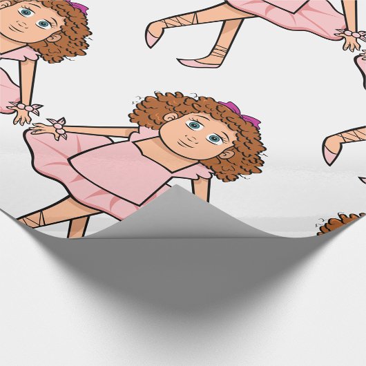 Ballerina Geschenkpapier