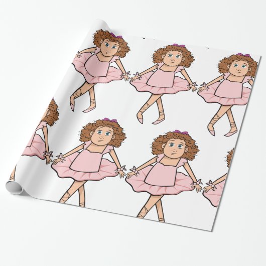 Ballerina Geschenkpapier (Ungerollt)