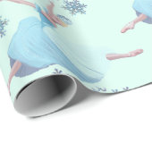 Ballerina Geschenkpapier (Rolleneckpunkt)