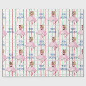 Ballerina Geschenkpapier (Flach)