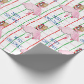 Ballerina Geschenkpapier (Ecke)