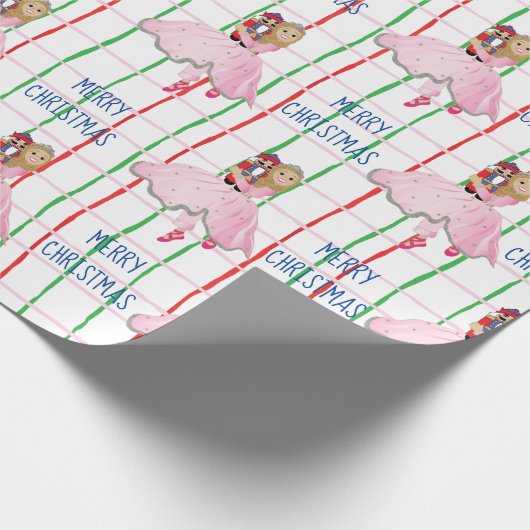 Ballerina Geschenkpapier (Ecke)