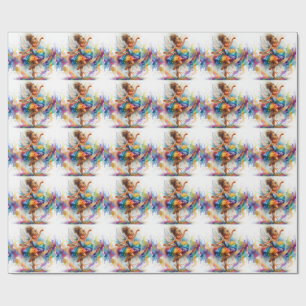 Ballerina-Geschenkpapier Geschenkpapier