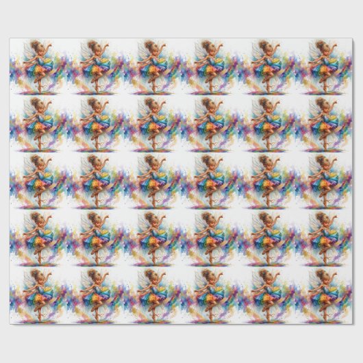 Ballerina-Geschenkpapier Geschenkpapier (Flach)