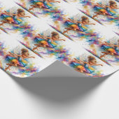Ballerina-Geschenkpapier Geschenkpapier (Ecke)