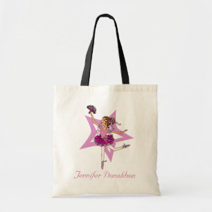 Ballerina Girl "add your name" Tasche aus rosa Bal