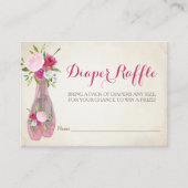 Ballerina Girl Baby Showdiaper Raffle Ticket (Vorderseite)