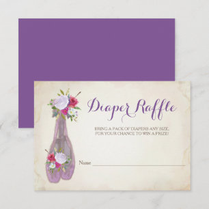 Ballerina Girl Babyduschmaschine Windelwanne Einladung