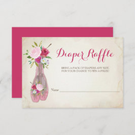 Ballerina Girl Babyduschmaschine Windelwanne Einladung