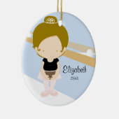 Ballerina Girl Ballet Dance Christmas Ornament (Rechts)