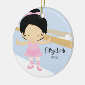 Ballerina Girl Ballet Dance Christmas Ornament (Links)