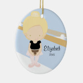 Ballerina Girl Ballet Dance Christmas Ornament (Rechts)