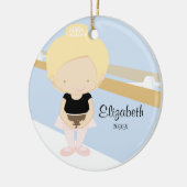 Ballerina Girl Ballet Dance Christmas Ornament (Links)