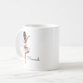 Ballerina Girl Custom Kaffeetasse (Vorderseite Links)