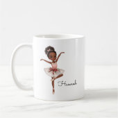 Ballerina Girl Custom Kaffeetasse (Links)