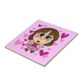 Ballerina Girl Fliese (Seite)