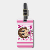 Ballerina Girl Gepäckanhänger (Vorderseite vertikal)