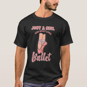 Ballerina Girl I Lieben Ballett Tanzsaal T-Shirt