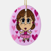 Ballerina Girl Keramik Ornament (Rechts)