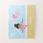 Ballerina Girl Kid's Personalisiert Puzzle (Vertikal)