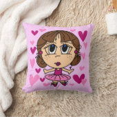 Ballerina Girl Kissen (Decke)