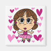 Ballerina Girl Magnet (Vorne)