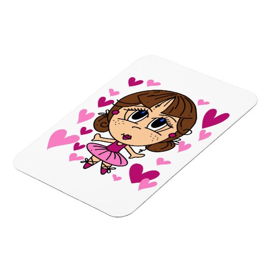 Ballerina Girl Magnet (Linke Seite)