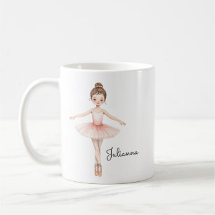 Ballerina Girl Personalisiert Kaffeetasse