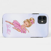 Ballerina Girl Pink, Lila Hübscher Balletttanz Case-Mate iPhone Hülle (Rückseite (Horizontal))